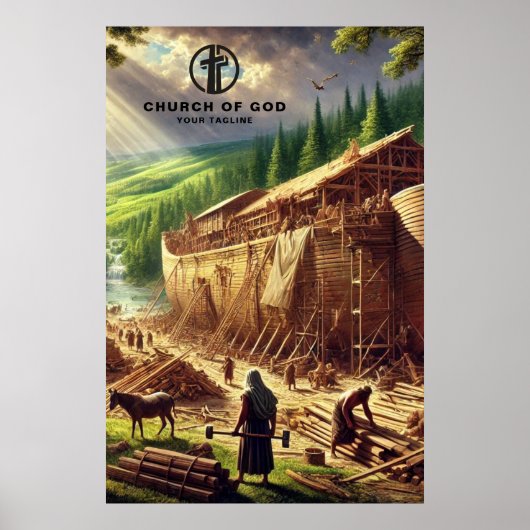 Het Ark Papier van Noach Poster (Voorkant)