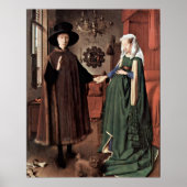 Het Arnolfini-huwelijk van Jan van Eyck Poster (Voorkant)