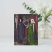 Het Arnolfini Portret van Jan van Eyck Briefkaart (Staand voorkant)