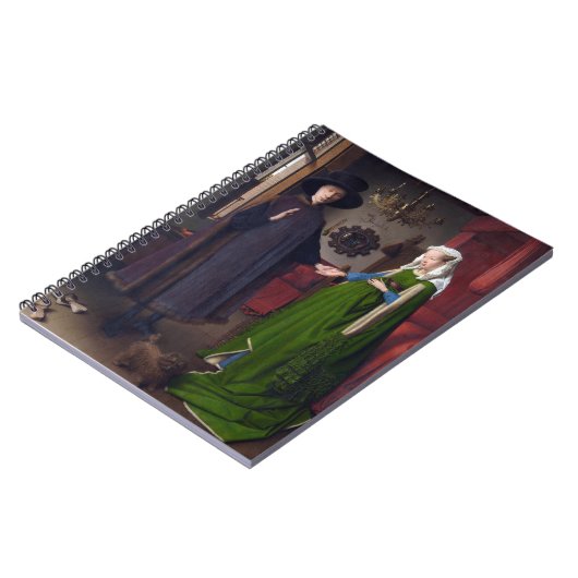 Het Arnolfini Portret van Jan van Eyck Notitieboek (Linkerzijde)