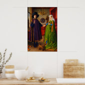 Het Arnolfini-portret van Jan van Eyck Poster (Keuken)