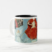 Het arrest tweekleurige koffiemok (Voorkant links)