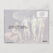 Het arrest van Anton Raphael Mengs in Parijs Briefkaart (Achterkant)