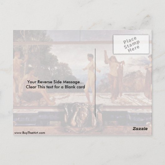 Het arrest van het Hof van Justitie van de Europes Briefkaart (Achterkant)