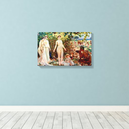 Het arrest van het Hof van Parijs Canvas Afdruk (Insitu (Houten vloer))