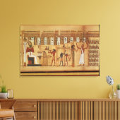 Het arrest van Osiris, detail Canvas Afdruk (Insitu (Woonkamer))