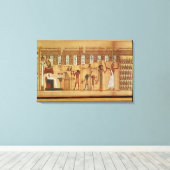 Het arrest van Osiris, detail Canvas Afdruk (Insitu (Houten vloer))