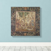 Het arrest van Parijs 2 Canvas Afdruk (Insitu (Houten vloer))