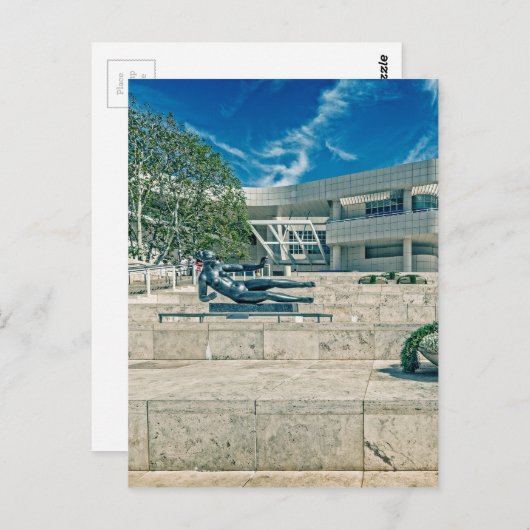 Het Arrival Plaza van het Getty Center Briefkaart (Voorkant / Achterkant)