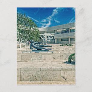 Het Arrival Plaza van het Getty Center Briefkaart