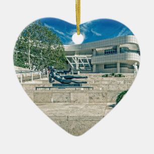 Het Arrival Plaza van het Getty Center Keramisch Ornament