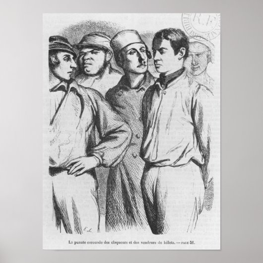 Het arrogante team van gehuurde applauwers poster (Voorkant)