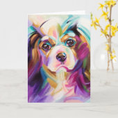 Het arrogante Wenskaart van de Kunst Kaart (Gele Bloem)