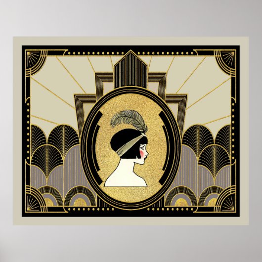 Het Art Deco Age-Poster Poster (Voorkant)