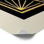 Het Art Deco Age-Poster Poster (Hoek)