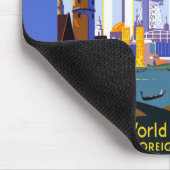 Het  Art Deco Chicago 1934 World's Fair Poster Muismat (Hoek)