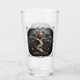 Het Art Deco ontwerp van de Boom des Levens. Glas