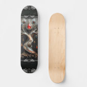 Het Art Deco ontwerp van de Boom des Levens. Persoonlijk Skateboard (Voorkant)