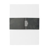 Het Art Deco ontwerp van de levensboom. Uitnodigingen Wikkel (Achterkant Voorbeeld)