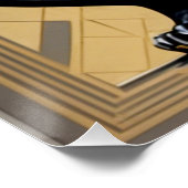 Het Art Deco Panther Poster. Perfect Poster (Hoek)