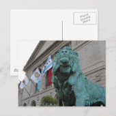 Het Art Institute Lion Briefkaart (Voorkant / Achterkant)