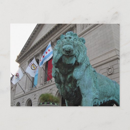 Het Art Institute Lion Briefkaart (Voorkant)