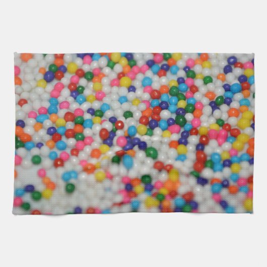 Het Art. van Cupcake van de Cake van het Patroon Theedoek (Horizontaal)