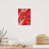 Het Art. van de bloem Poster (Keuken)