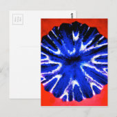 Het Art. van de Bloem van de aster Briefkaart (Voorkant / Achterkant)