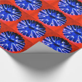 Het Art. van de Bloem van de aster Cadeaupapier (Hoek)