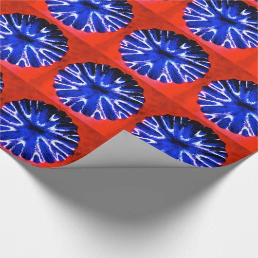 Het Art. van de Bloem van de aster Cadeaupapier (Hoek)