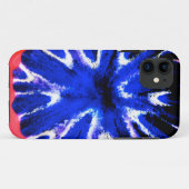 Het Art. van de Bloem van de aster Case-Mate iPhone Case (Achterkant (horizontaal))