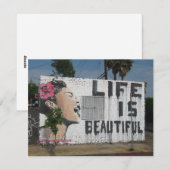 Het Art. van de Straat van Billie Holiday Feestdagenkaart (Voorkant / Achterkant)