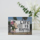 Het Art. van de Straat van Billie Holiday Feestdagenkaart (Staand voorkant)