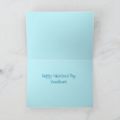 Het Art. van de Vissen van Valentijn Flirty Feestdagen Kaart (Binnen)