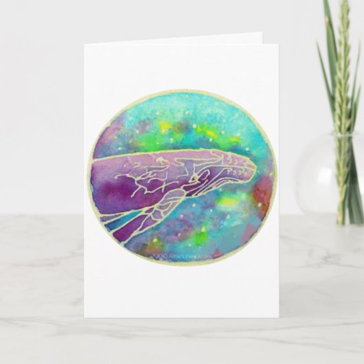 Het Art. van de Walvis van de Gebochelde van de Kaart (Voorkant)