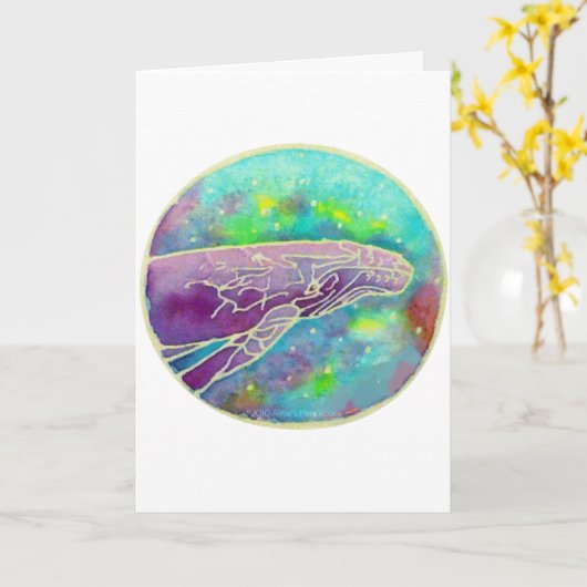 Het Art. van de Walvis van de Gebochelde van de Kaart (Gele Bloem)