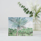 het art. van het palmstrand briefkaart (Staand voorkant)