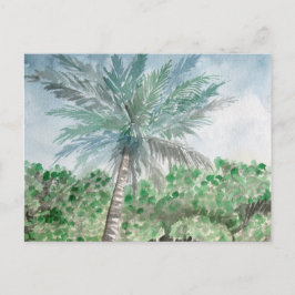 het art. van het palmstrand briefkaart