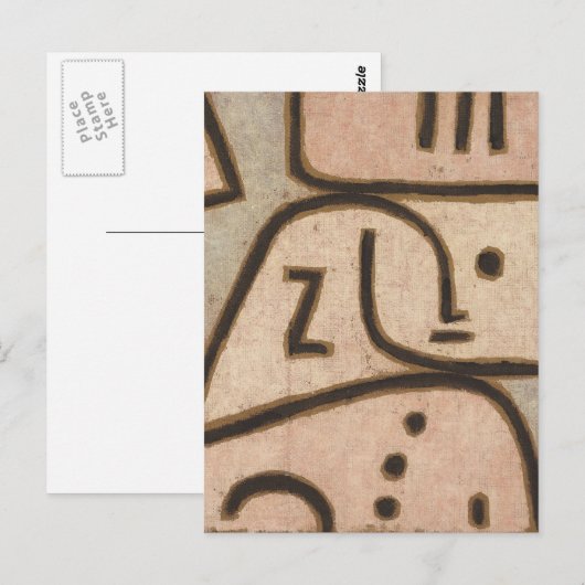 Het Art. van Paul Klee Briefkaart (Voorkant / Achterkant)