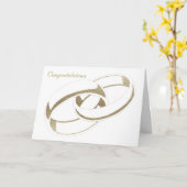 Het Art. van trouwringen Kaart (Gele Bloem)