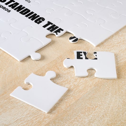 Het articuleren van een visie begint het oog te be legpuzzel (Zijkant)