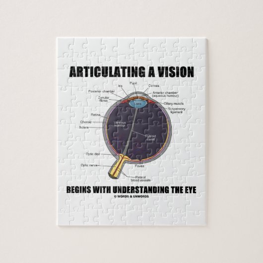 Het articuleren van een visie begint het oog te be legpuzzel (Verticaal)