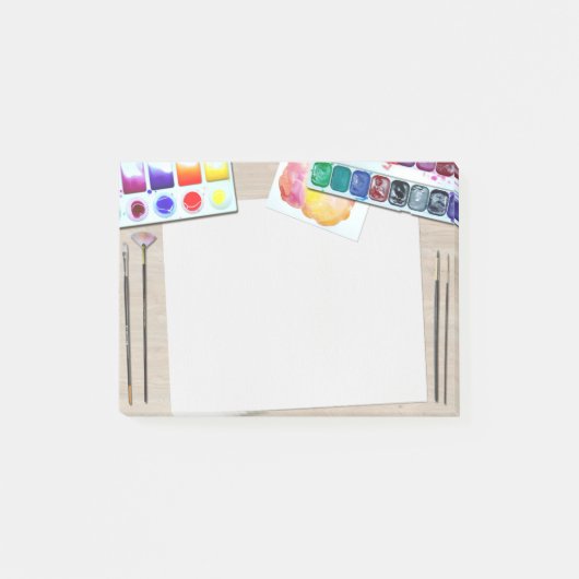 Het artikel van de schilder staat erop post-it® notes (Voorkant)