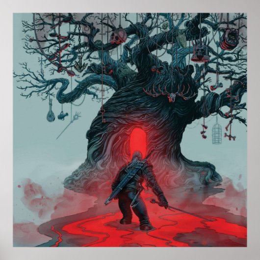 Het artikel van de Witcher Game Poster (Voorkant)