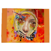 Het artistieke pallet large cadeautasje (Achterkant)