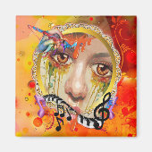 Het artistieke pallet magneet (Voorkant)