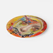 Het artistieke pallet papieren bordje (Gekanteld)