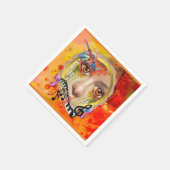 Het artistieke pallet servetten (Hoek)