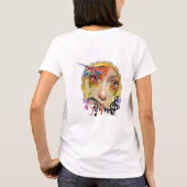 Het artistieke pallet t-shirt (Achterkant)